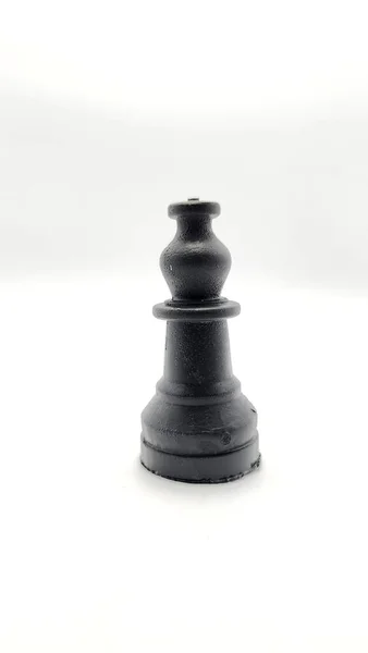 Επίσκοπος Πιόνι Σκάκι Πιόνι Σκάκι Κατασκευασμένο Από Πλαστικό Υψηλόβαθμος Αξιωματικός — Φωτογραφία Αρχείου