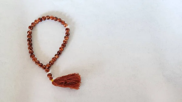 Tasbih Bracelet Small Size Made Plastic Beads Tool Praying Muslims — Stock Photo, Image