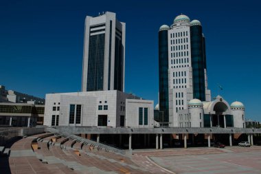 Astana, Kazakistan 04.07.2018: Cumhuriyet Parlamentosu
