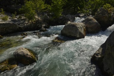 Yazili Yazılı Kanyon ve Isparta 'nın Sutculer ilçesindeki Ulusal Park. Yüksek kalite fotoğraf