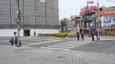 Taipei, Tayvan 'da Sokak Sahneleri, yaya geçitleri