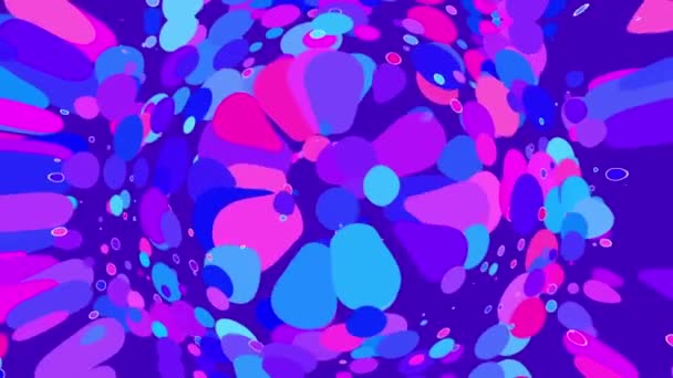 Kolorowe Zabawne Lampy Lawy Plamy Kolorów Poruszające Się Pulsujące Jak — Wideo stockowe