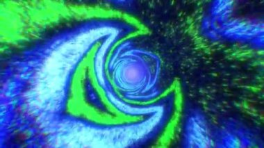 Hipnotik titreşim hattı ve ışık dokusuyla bir döngü tünel etkisi.