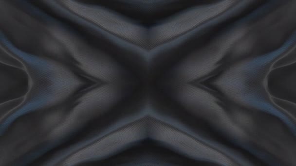 Tecido Microfibra Cinza Looping Fundo Movimento Abstrato Com Flutuações Pulsantes — Vídeo de Stock