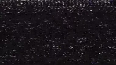 10 saniyelik bir döngü retro VHS TV sinyal efekti.