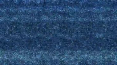 10 saniyelik bir TV statik etkisi.