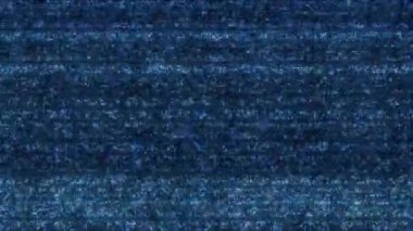 10 saniyelik bir TV statik etkisi.