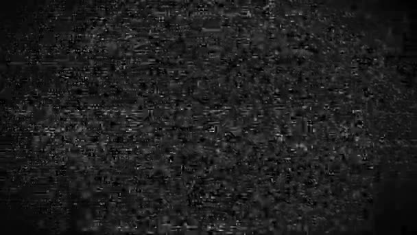 10秒ループテレビ静的効果オーバーレイ — ストック動画