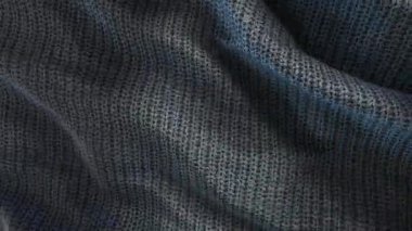 Doksanlı kumaş döngüsü arkaplanına 3 boyutlu dalga hareketi ile yaklaş