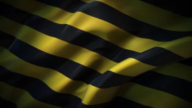 Doksanlı kumaş döngüsü arkaplanına 3 boyutlu dalga hareketi ile yaklaş