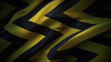 Doksanlı kumaş döngüsü arkaplanına 3 boyutlu dalga hareketi ile yaklaş