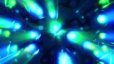 Soyut parlak renkli sıvı damlaların cıva ya da lav lambası tarzında birbirleriyle birleşmesini içeren bir hareket arkaplanı.