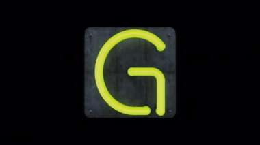 Parlak sarı, titreyen cam, neon renkli 