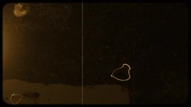 Eski moda, pasaklı bir sepya film efekti dokusu..