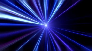 Bir döngü flaş lazer etkisi dizisi.