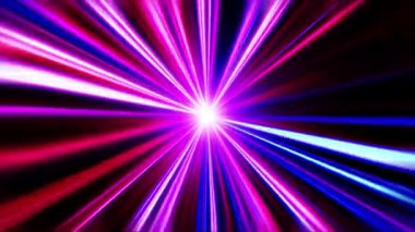 Bir döngü flaş lazer etkisi dizisi.