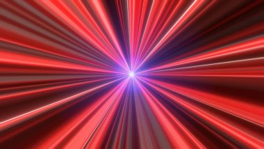Işıldayan kırmızı renklerde Strobe ışık efekti arkaplanı.