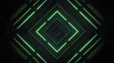 Yeşil neon ışıkları için bir desen arkaplan.