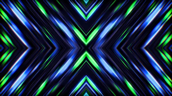 Parlayan ışık efekti çizgileri, X şablonu şeklinde parlayan ışıklar..