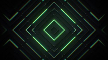 Neon ışıklarının soyut bir arkaplanı.