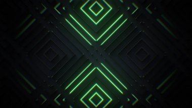 Neon ışıklarının soyut bir arkaplanı.