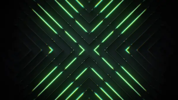 Neon ışıklarının soyut bir arkaplanı.