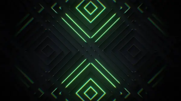 Neon ışıklarının soyut bir arkaplanı.