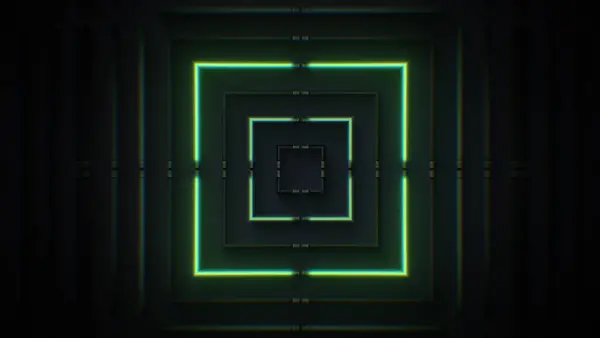 Neon ışıklarının soyut bir arkaplanı.