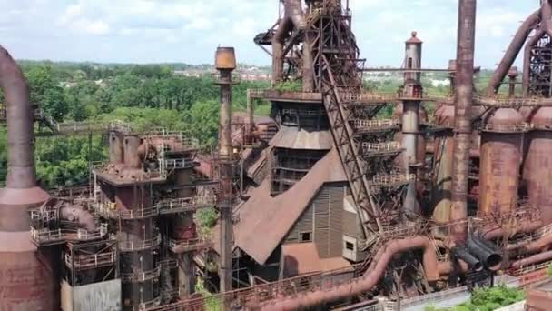 Esta Antigua Planta Fabricación Bethlehem Steel Bethlehem Estas Son Las — Vídeo de stock