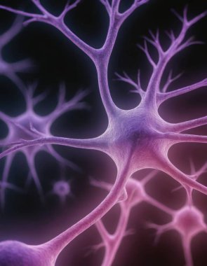 İnsan beyni anatomisi. 3d illüstrasyon