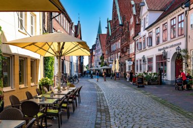 Güzel eski kasaba Colmar, Alsace, Fransa