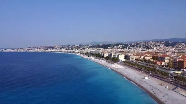 Φωτογραφία Drone Νίκαια Γαλλία Ευρώπη — Φωτογραφία Αρχείου
