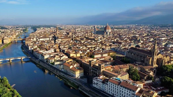 Drone Foto Florência Italia Europa — Fotografia de Stock