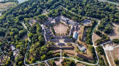 drone photo Lille Citadel, citadelle de Lille France europe clipart