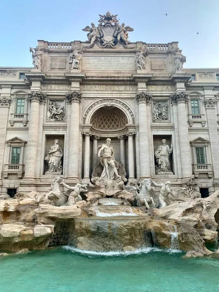 Photo Trevi Fountain Fontana Trevi Rome Italy Europe — Foto Stock
