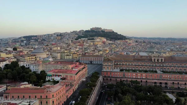Drone Foto Nápoles Italia Europe — Foto de Stock