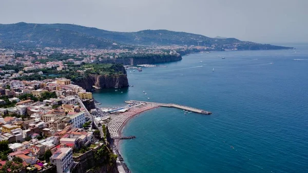 Drone Photo Sorrento Amalfi Coast Ιταλία Ευρώπη — Φωτογραφία Αρχείου