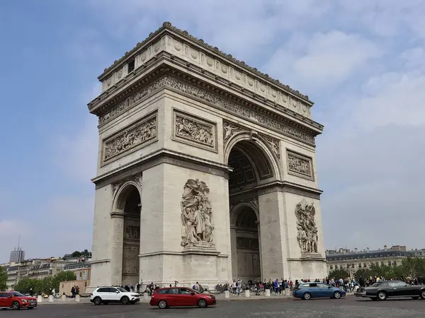 Photo Arch Triumph Arc Triomphe Paris France Europe — Stock Photo, Image