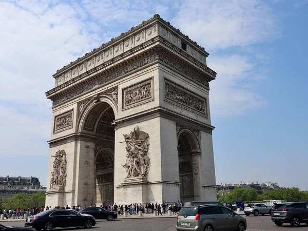 Photo Arch Triumph Arco Del Triunfo Paris Francia Europa — Foto de Stock