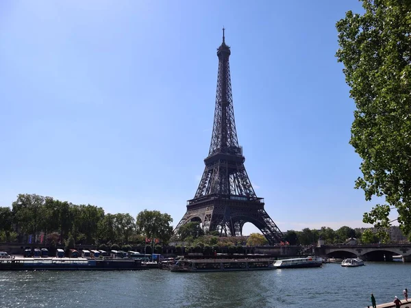 Zdjęcie Wieża Eiffla Tour Eiffel Paris Francja Europe — Zdjęcie stockowe