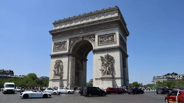 Foto Arco Triunfo Arco Triunfo Paris França Europa — Fotografia de Stock