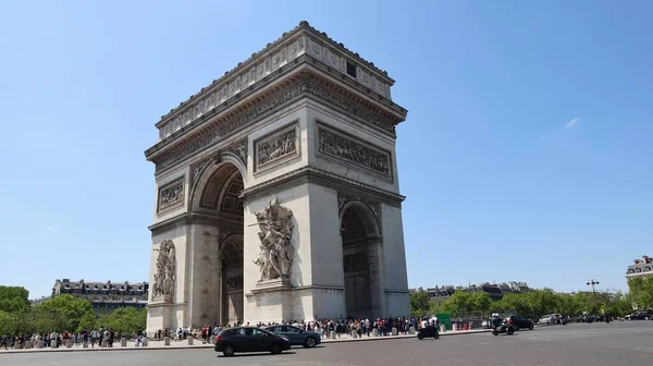 Foto Arco Triunfo Arco Triunfo Paris França Europa — Fotografia de Stock