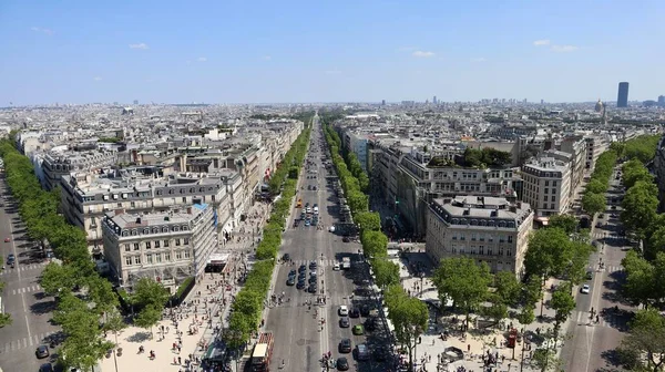 Foto Champs Elysee Avenue Paris Francia Europe — Foto de Stock