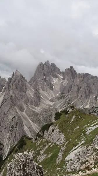Drone Foto Cadini Misurina Dolomites Itália Europa — Fotografia de Stock