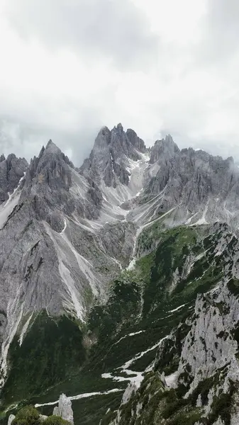 Drone Photo Cadini Misurina Dolomites Italy Europe — Stock Photo, Image