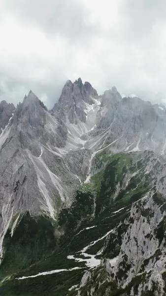 Drone Foto Cadini Misurina Dolomites Itália Europa — Fotografia de Stock