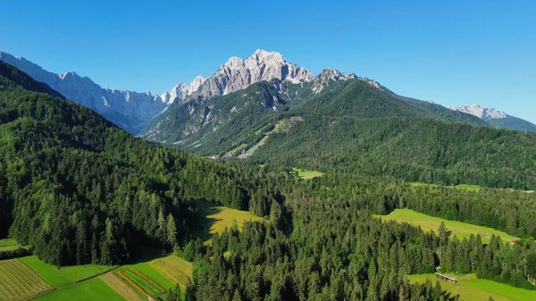 Drohnenfoto Triglav Slowenien Europa — Stockfoto
