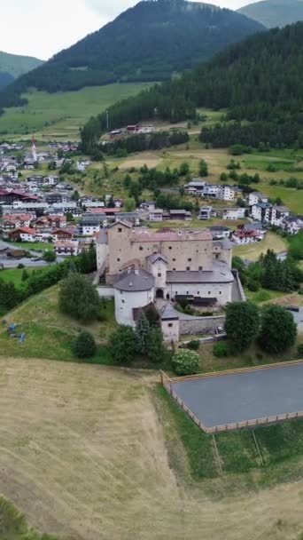 Drone Video Castillo Naudersberg Schloss Naudersberg Austria Europe — Vídeo de stock