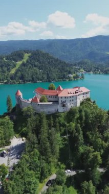 İHA video gölü kanadı, Blejsko jezero slovenia europe