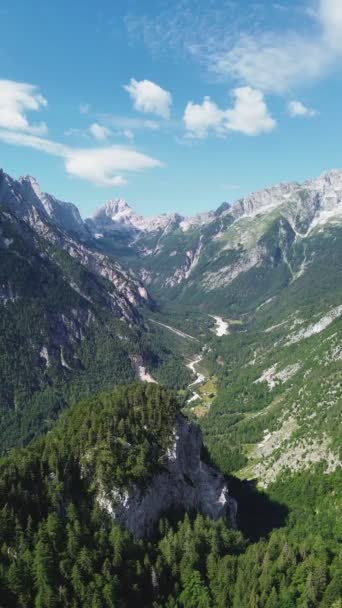 Drohnenfoto Triglav Slowenien Europa — Stockvideo